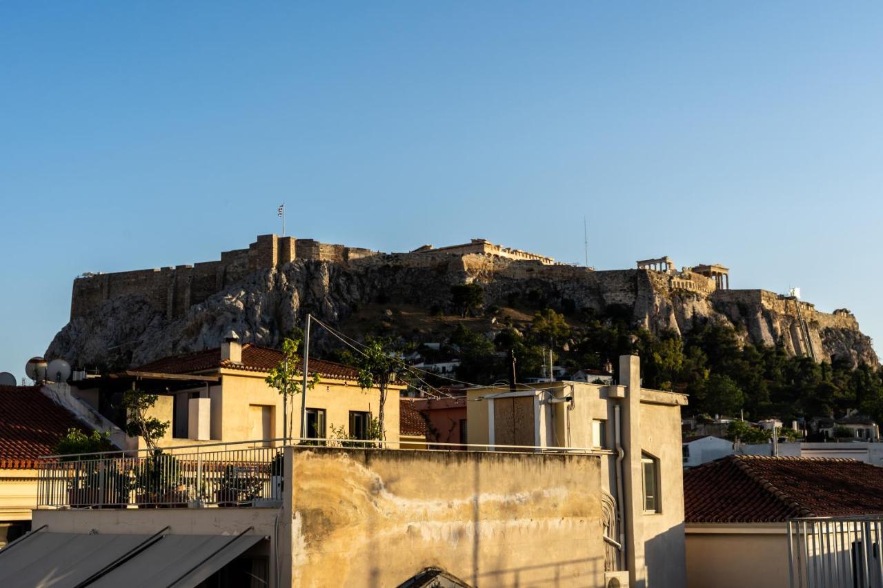 Luxury Penthouse , Breathtaking Acropolis View Lägenhet Aten Exteriör bild